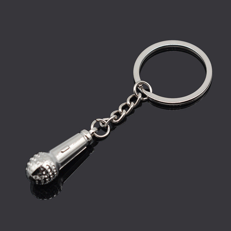 Microphone Keychain Car Keyring