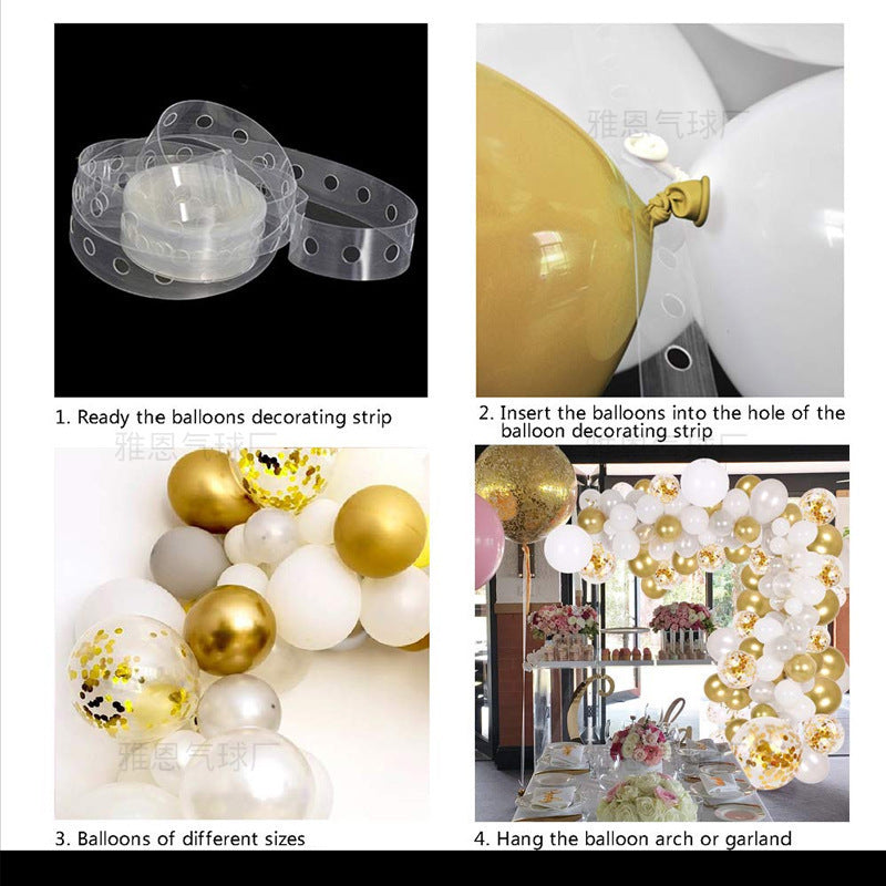 Golden Confetti Balloon Baby Shower Wedding