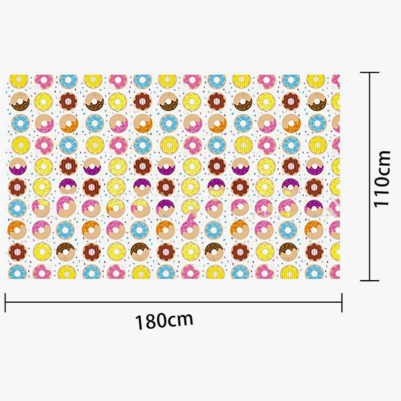 Donut Dessert Tablecloth 110 180cm Party Tablecloth