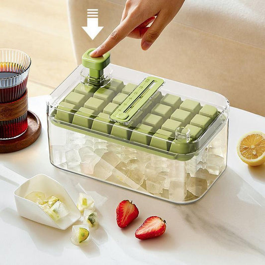 28 56 Grids Reusable Ice Mold Ice Cubes Tray DIY Moulds Ice Cubes Maker Release Homemade Ice Cubes Tray Mold Home Ice Making Tool
