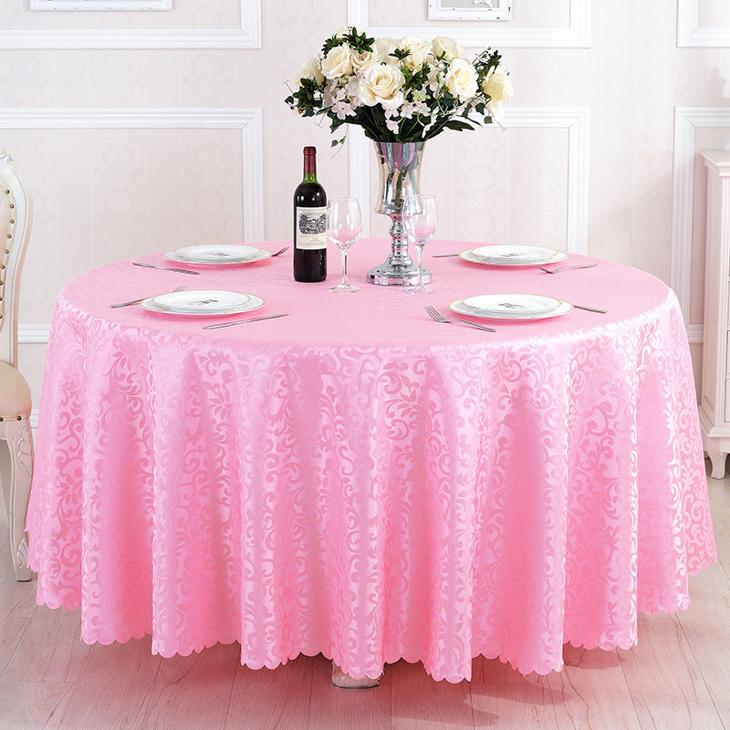 Hotel Restaurant Meal Cloth Custom Round Table Tablecloth