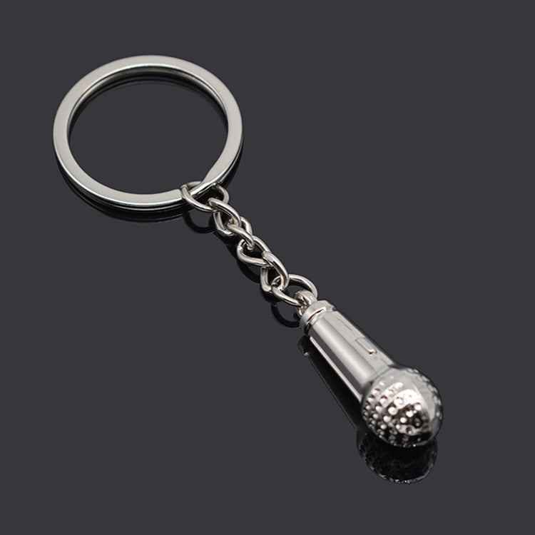 Microphone Keychain Car Keyring