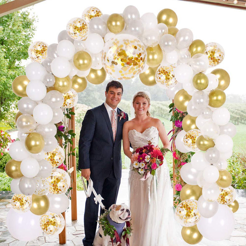 Golden Confetti Balloon Baby Shower Wedding