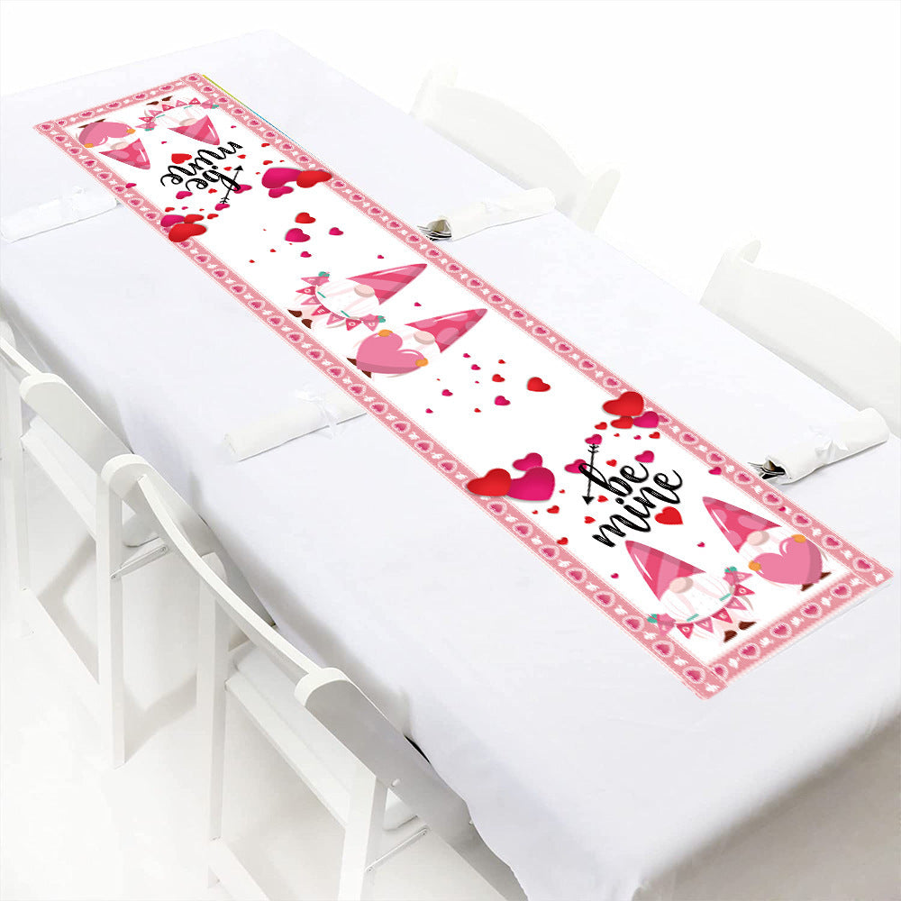 Valentine's Day Love Tablecloth Custom Table Decoration