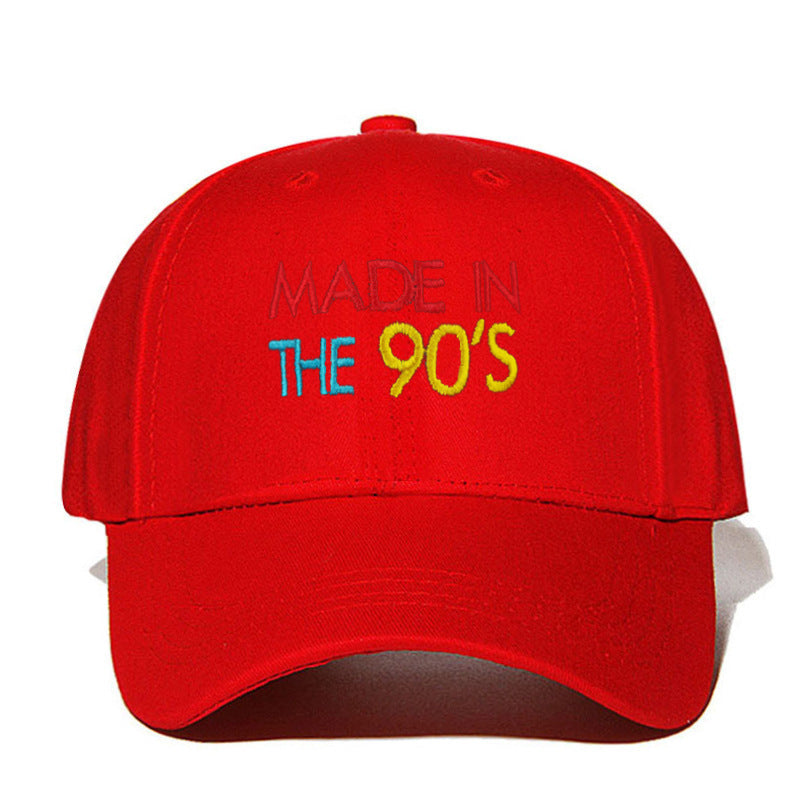 Embroidered baseball cap