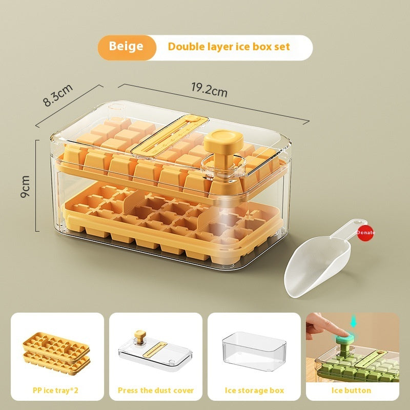 28 56 Grids Reusable Ice Mold Ice Cubes Tray DIY Moulds Ice Cubes Maker Release Homemade Ice Cubes Tray Mold Home Ice Making Tool