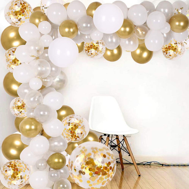 Golden Confetti Balloon Baby Shower Wedding