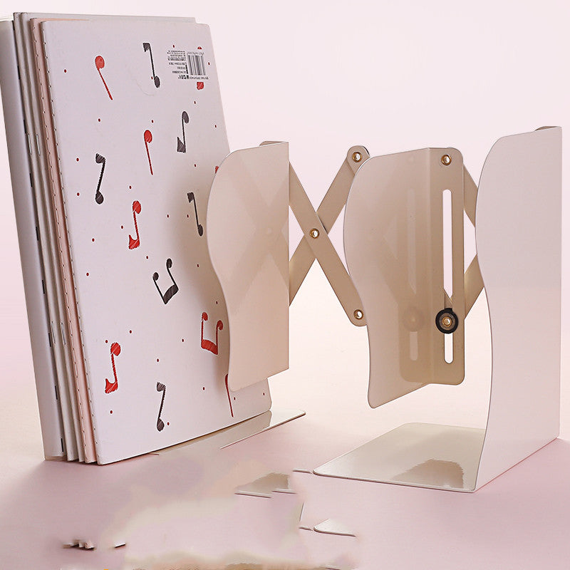 Retractable book stand