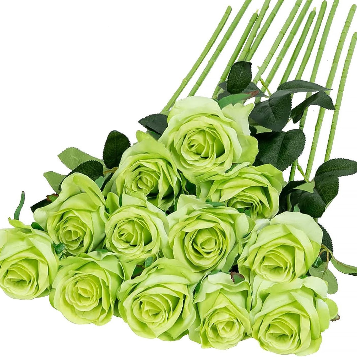 Artificial Rose Single Raw Silk Fake Flower Artificial Flowers