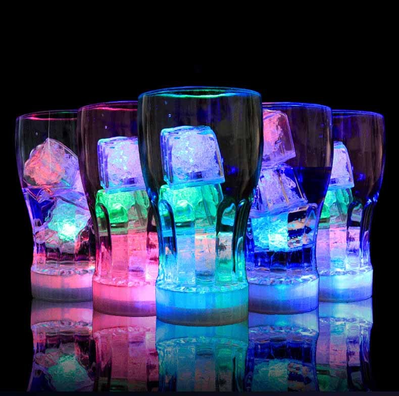 Water Sensor Luminous LED Colorful Ice Cubes