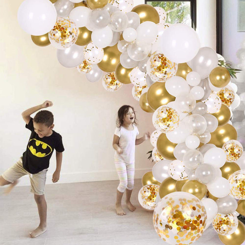 Golden Confetti Balloon Baby Shower Wedding