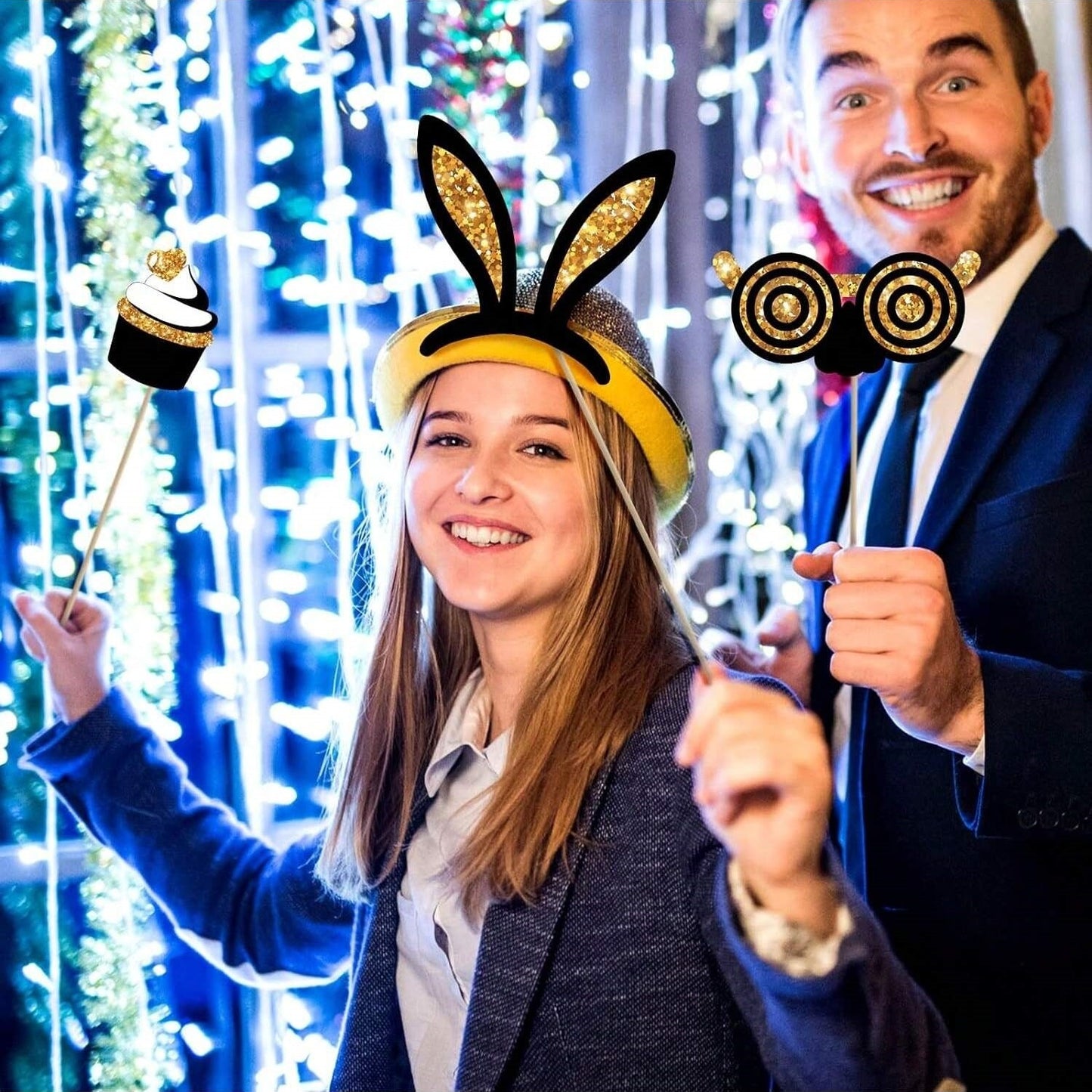 24 Pieces Party Photo Booth Props