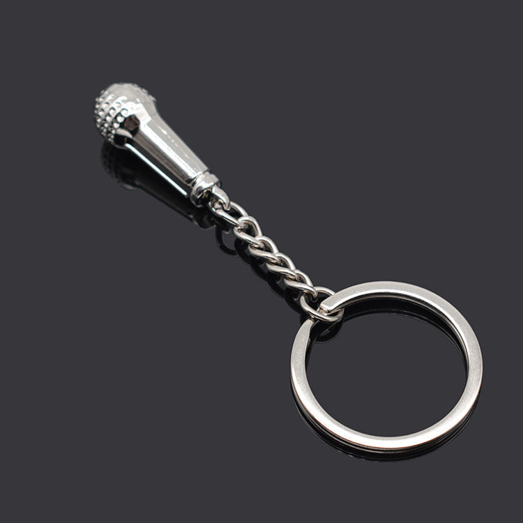 Microphone Keychain Car Keyring