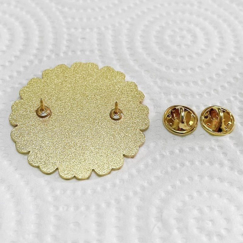 Oil Dripping Alloy Brooch Decoration Enamel Pin