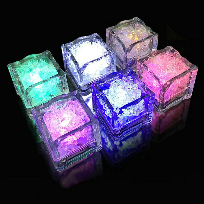 Water Sensor Luminous LED Colorful Ice Cubes