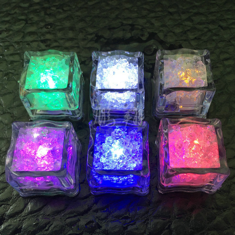 Water Sensor Luminous LED Colorful Ice Cubes