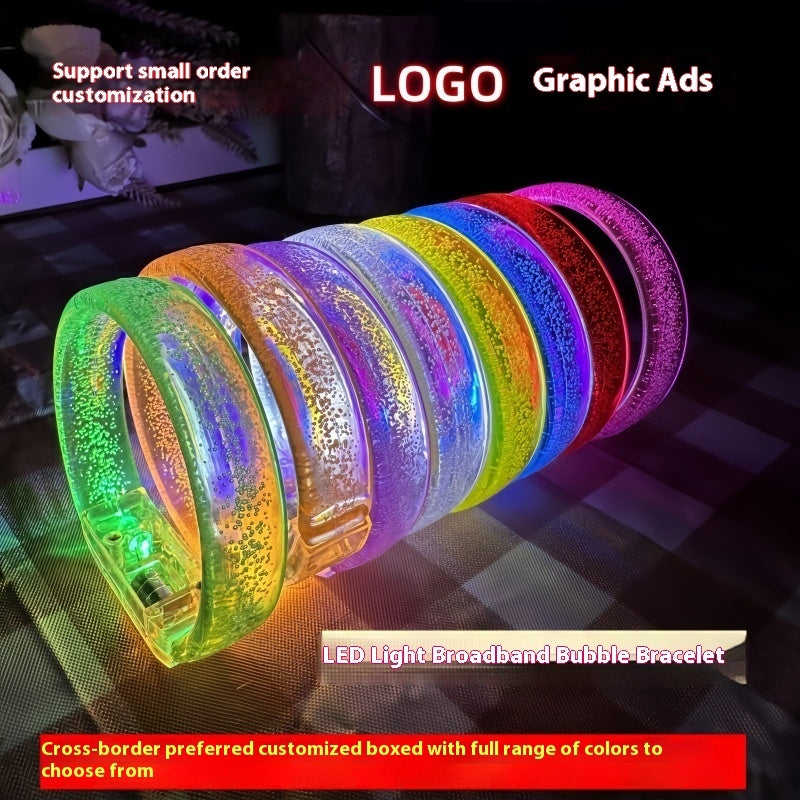 LED Luminous Hand Ring Concert Props Support Fluorescent Bracelet