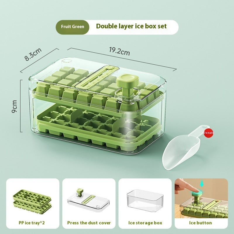 28 56 Grids Reusable Ice Mold Ice Cubes Tray DIY Moulds Ice Cubes Maker Release Homemade Ice Cubes Tray Mold Home Ice Making Tool