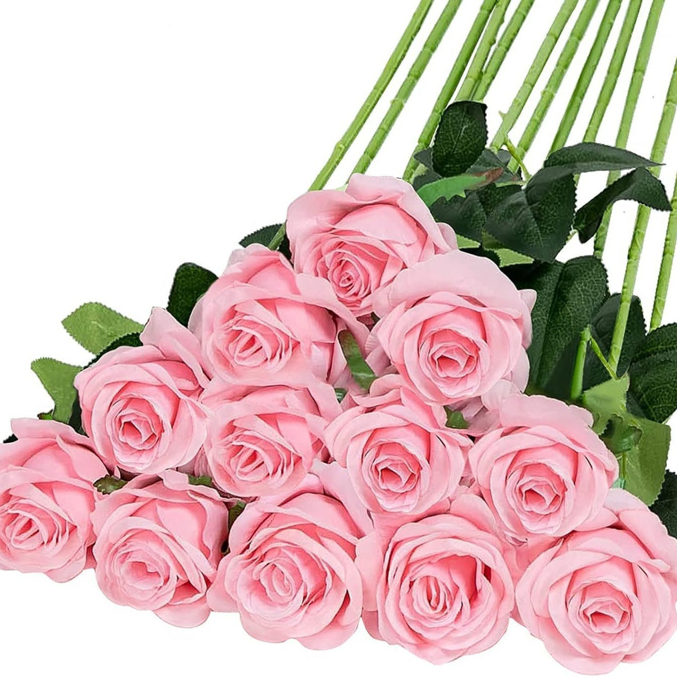 Artificial Rose Single Raw Silk Fake Flower Artificial Flowers